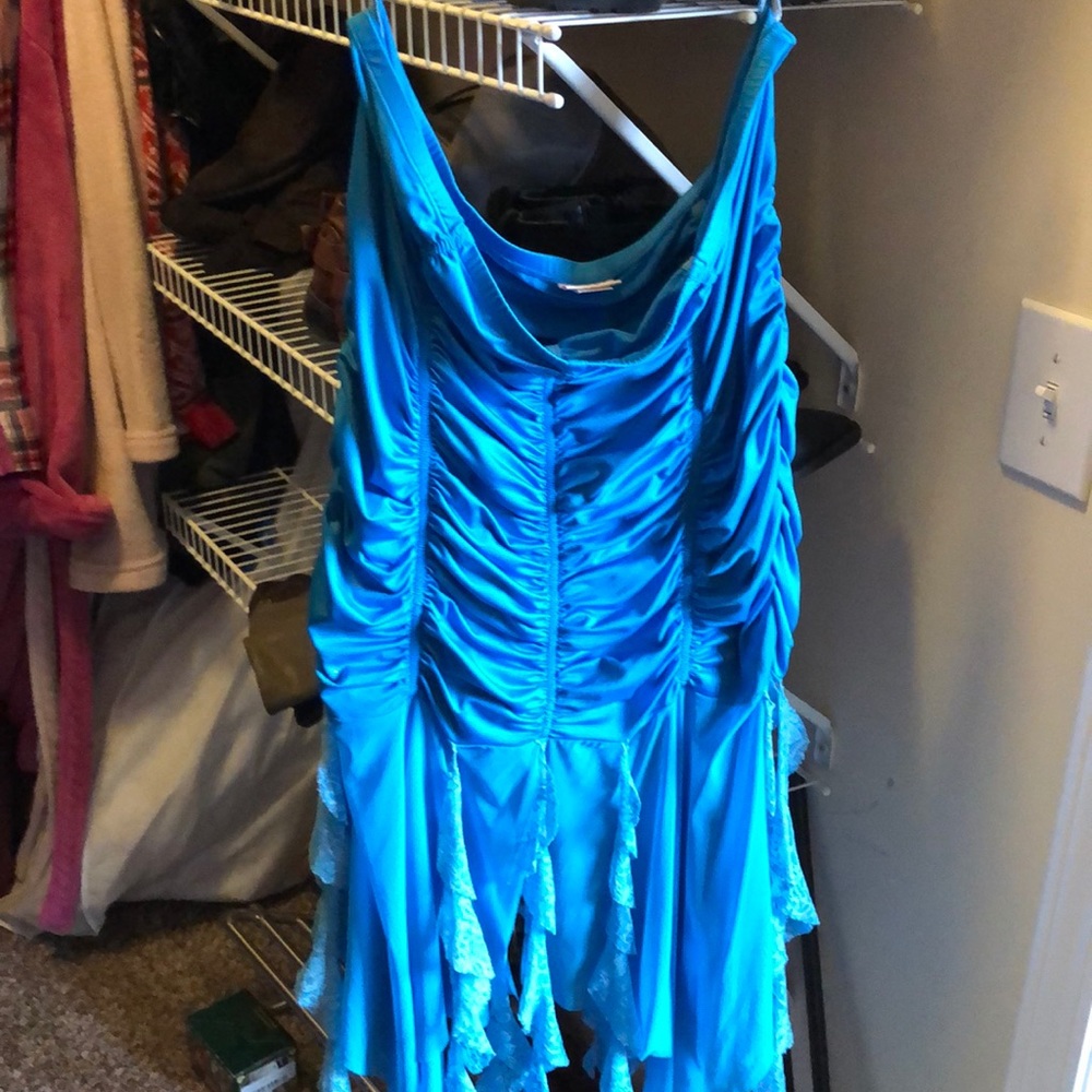 Blue babydoll lingerie